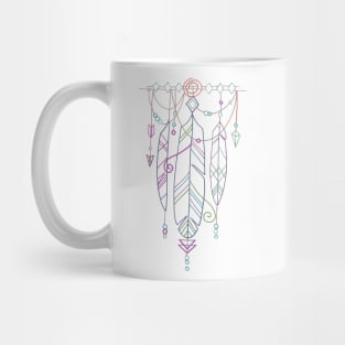 tribal feathers Mug